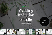 Wedding Invitation Bundle, Aurora, an Invitation Template by Alice Bluefox (Thumbnail 1 of 17)