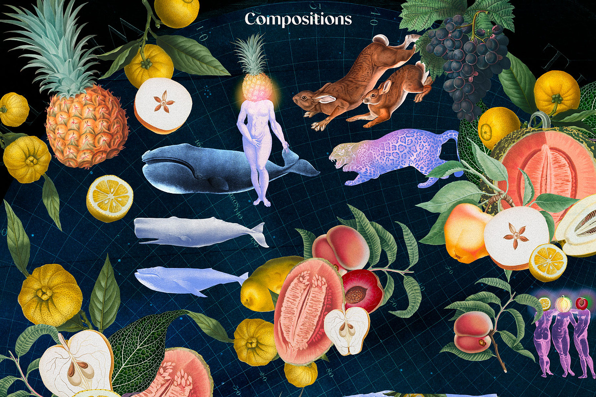 MYSTICAL RETRO COLLAGE, an Object Graphic by nadispasibenko (Photo 11 of 16)