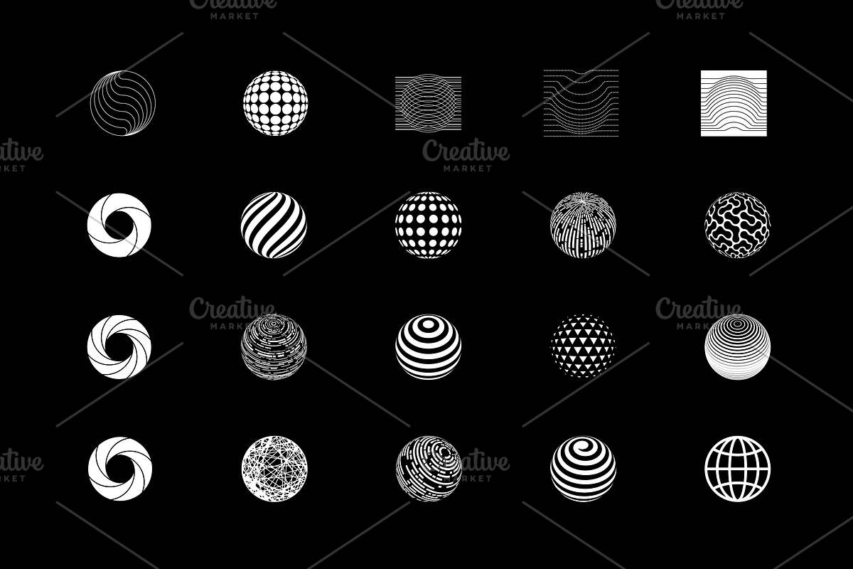 100 Circles & Spheres, an Icon by kloroform (Photo 11 of 11)