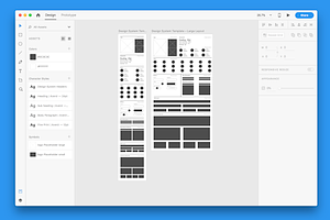 Design System Template Adobe XD