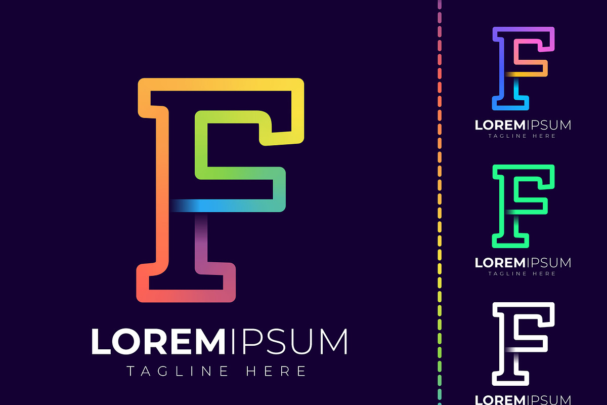 Initial letter f logo design, a Branding & Logo Template by mdhelalakbar