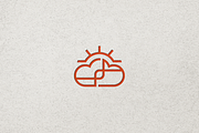 Minimalist Cloud Sun Logo, a Branding & Logo Template by Luxury Logos (Thumbnail 4 of 4)