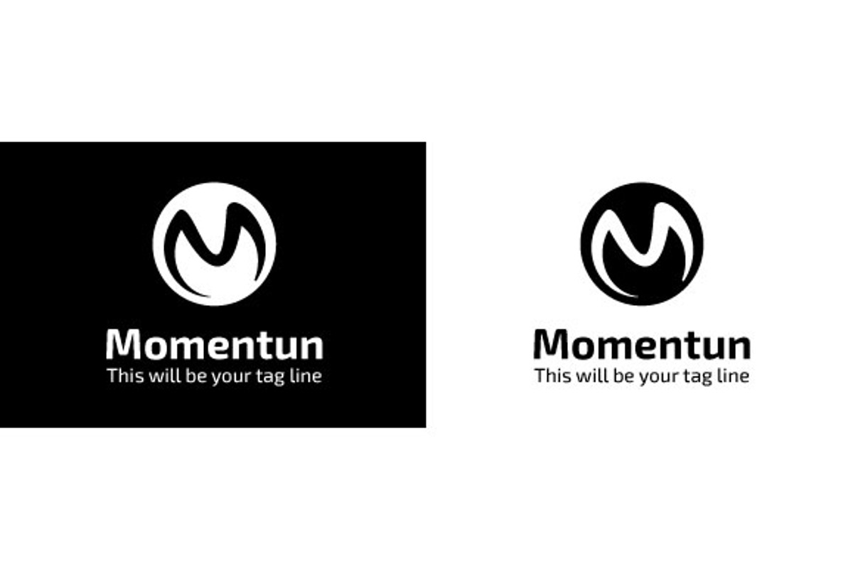 Momentun Logo, a Branding & Logo Template by The Branding Fusion (Photo 4 of 4)