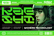 Kaeshi - Modern Techno Typeface, a Handwritten Font by MaikoHatta (Thumbnail 1 of 8)