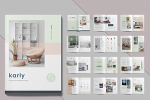 Interior Catalog Template, a Brochure Template by Cristal Pioneer
