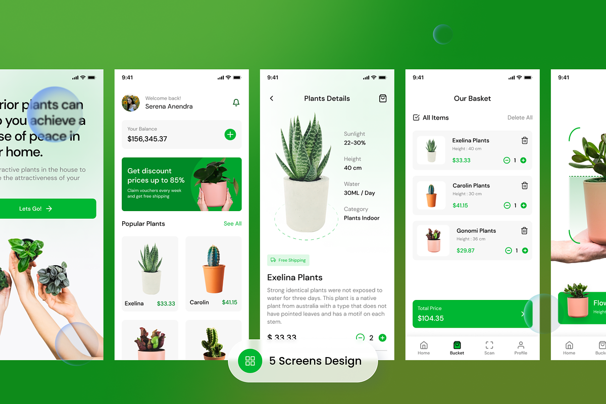 Plants Shop - Plants Shop Mobile, an App Template by SLAB! Design (Photo 4 of 6)