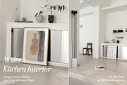 Modern Kitchen Interior Frame Mockup, a Product Mockup by ArtwithFrame (Thumbnail 2 of 16)