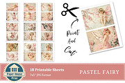 Whimsical Pink Pastel Fairies Papers, an Illustration by NiiiNArt (Thumbnail 6 of 8)
