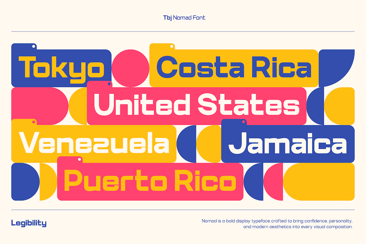 TBJ Nomad — Display Sans Font Family, a Sans Serif Font by Taboja Studio (Photo 8 of 14)