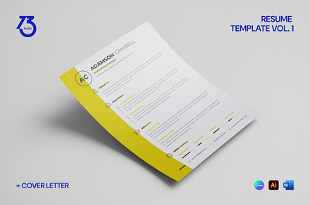 Resume Template Vol. 1