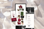 Old Money Wedding Invitation Website, a Landing Page Template by GlamWebDesigns (Thumbnail 2 of 7)