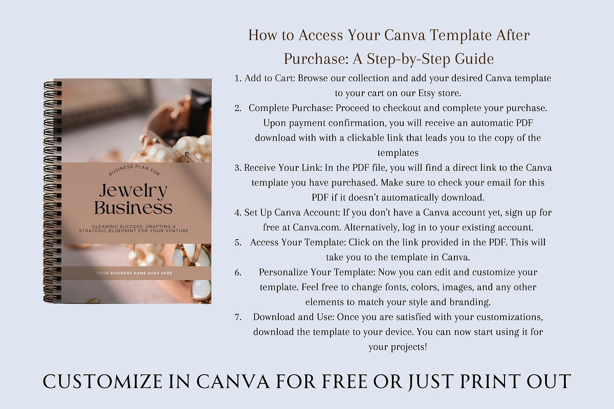 BUSINESS PLAN FOR JEWELRY BUSINESS, a Marketing Template by Daring Digies (Photo 4 of 6)
