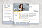 Blog Media Kit · 3 pages, a Resume Template by Eternel Design Studio (Thumbnail 3 of 4)
