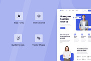 Finance Company Web Design, a Wireframe Template by INSPR STD (Thumbnail 2 of 6)