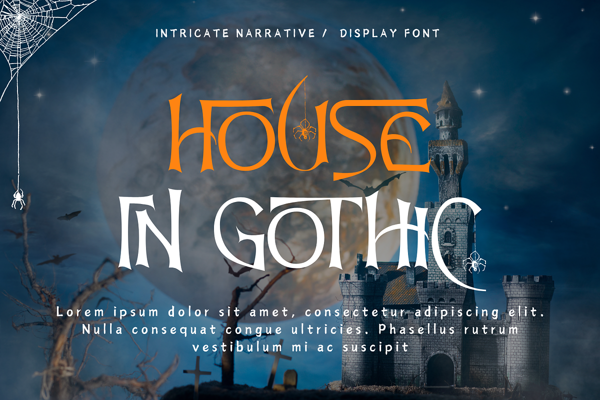 INTRICATE NARRATIVE FONT, a Sans Serif Font by 177Studio (Photo 4 of 8)