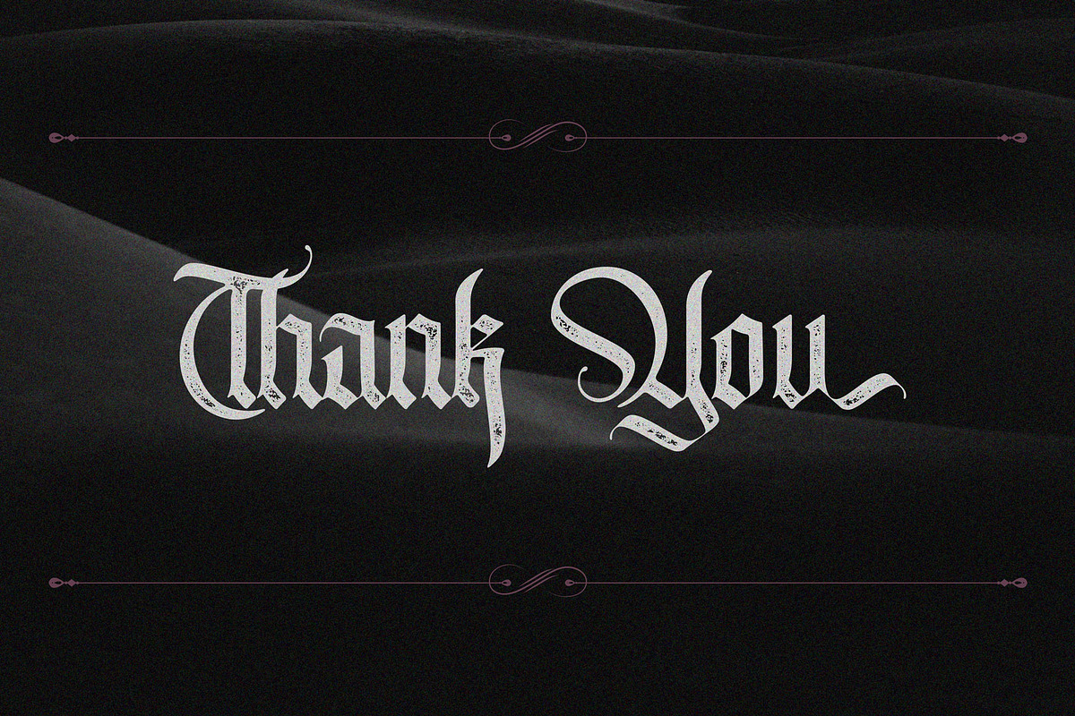 Midtown, a Blackletter Font by Omotu Studio (Photo 12 of 12)