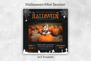 Halloween Mini Session Template, a Card Template by Designscozy (Thumbnail 2 of 2)