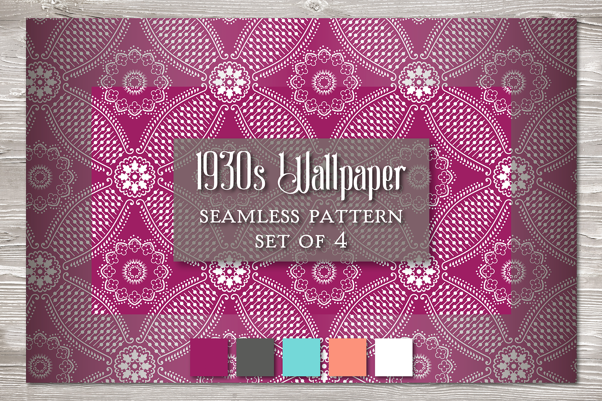 Vintage Seamless Pattern Wine, a Pattern Graphic by Barbara's iCandy (Photo 4 of 6)