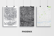 5 maps of USA cities 3, a Transportation Illustration by MaximGertsen (Thumbnail 5 of 10)
