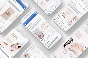 250+ Rosy Design Set Templates, a Social Media Template by ResumeFabs (Thumbnail 2 of 4)