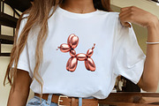 Balloon Dog Sublimation Clipart, an Illustration by CrexoraLab (Thumbnail 4 of 5)