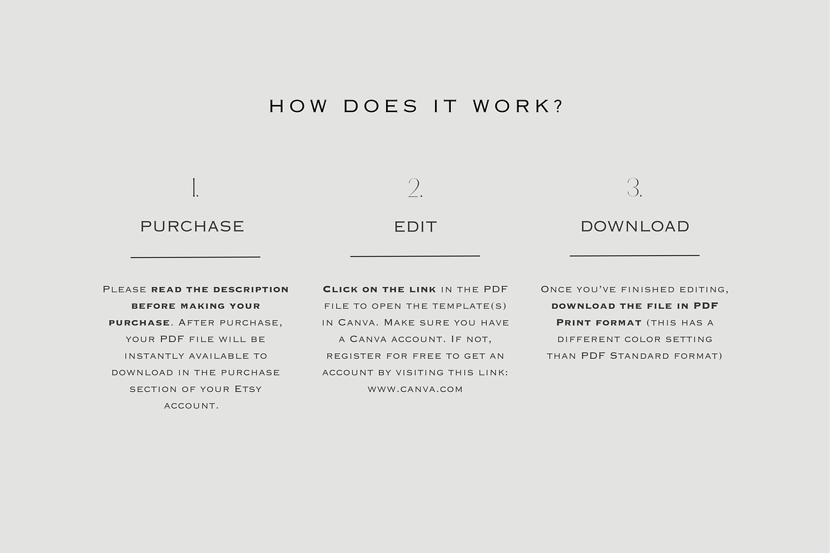 Editorial Gift Card Template Canva, a Marketing Template by LePosey Studio (Photo 6 of 7)