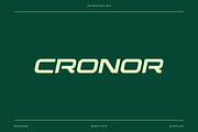 Cronor - Modern Sport Typeface, a Font by Letterna (Thumbnail 1 of 4)