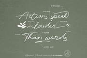 Rhetorical Flourish Font, a Handwritten Font by Letterhanna Studio (Thumbnail 7 of 9)