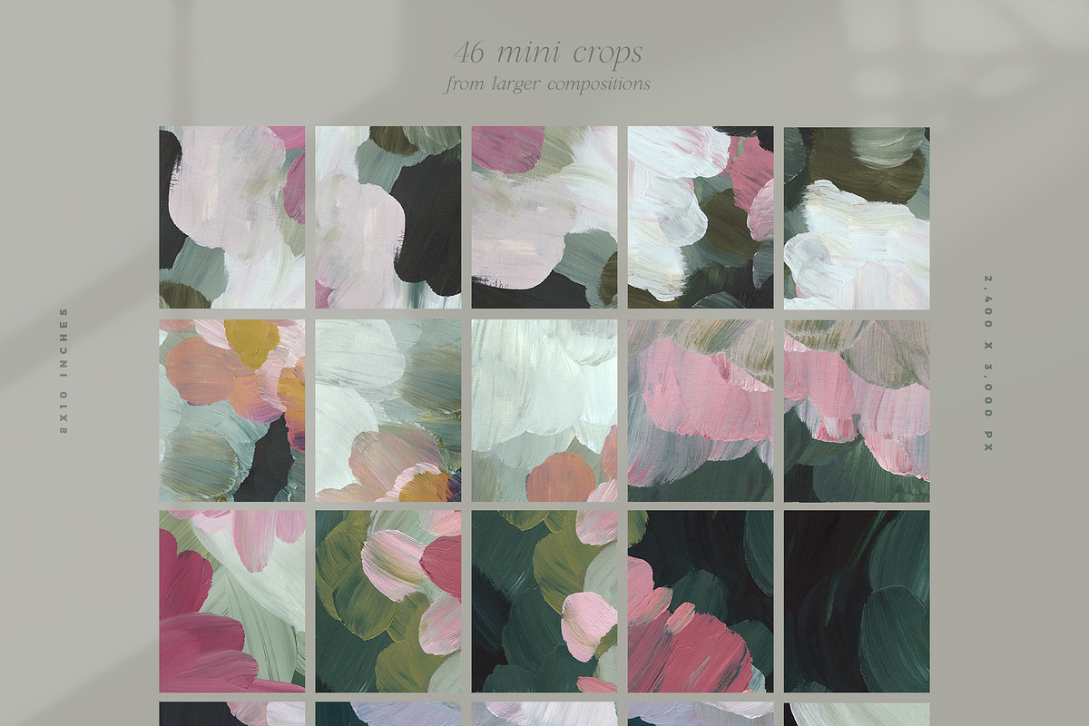 June - Abstract Painted Backgrounds, a Texture Graphic by Basia Stryjecka (Photo 15 of 15)