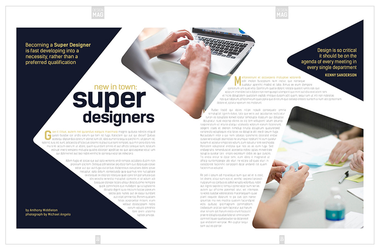 Magazine Template InDesign 08, a Magazine Template by Love Graphic Design (Photo 20 of 29)