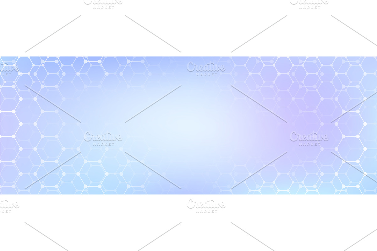 Blue abstract geometric background, an Illustration by art PVP - market