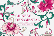Classic Chinese Ornamental Patterns, a Pattern Graphic by LEAFure (Thumbnail 1 of 10)