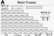 Trusses Collection - 129 PCS Modular, a Furniture 3D Model by akerStudio (Thumbnail 9 of 88)