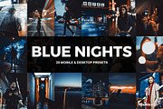 20 Blue Nights Lightroom Presets, a Preset Add-On by SparkleStock (Thumbnail 1 of 10)