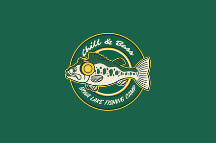 Chill And Bass Logo Template
