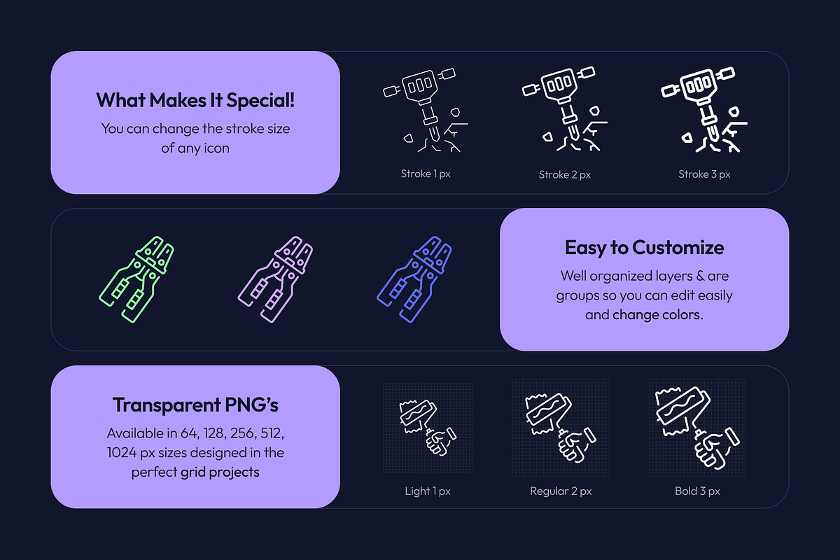 Manufacturing Icon Art Set, an Outline Icon by Prosymbols (Photo 2 of 8)