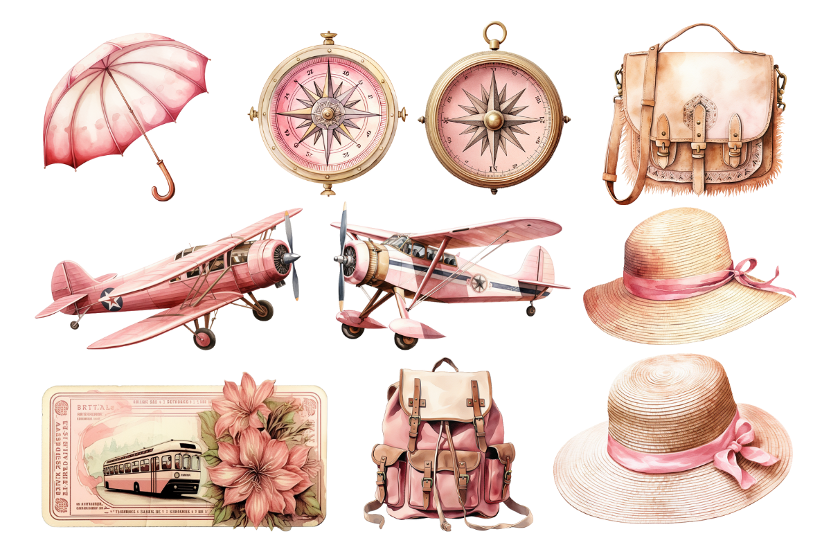 Travel PNG Sublimation Bundle, an Object Illustration by Digital Xpress (Photo 3 of 3)
