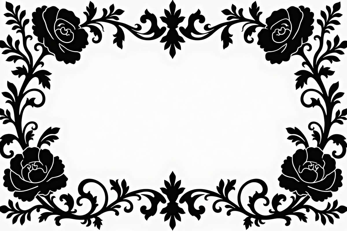 Decorative Border Silhouette Pack, an Illustration by BIPLOB EXPERT
