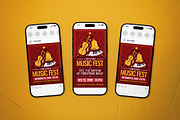 Christmas Music Festival Flyer Set, a Flyer Template by The Good Store (Thumbnail 2 of 2)