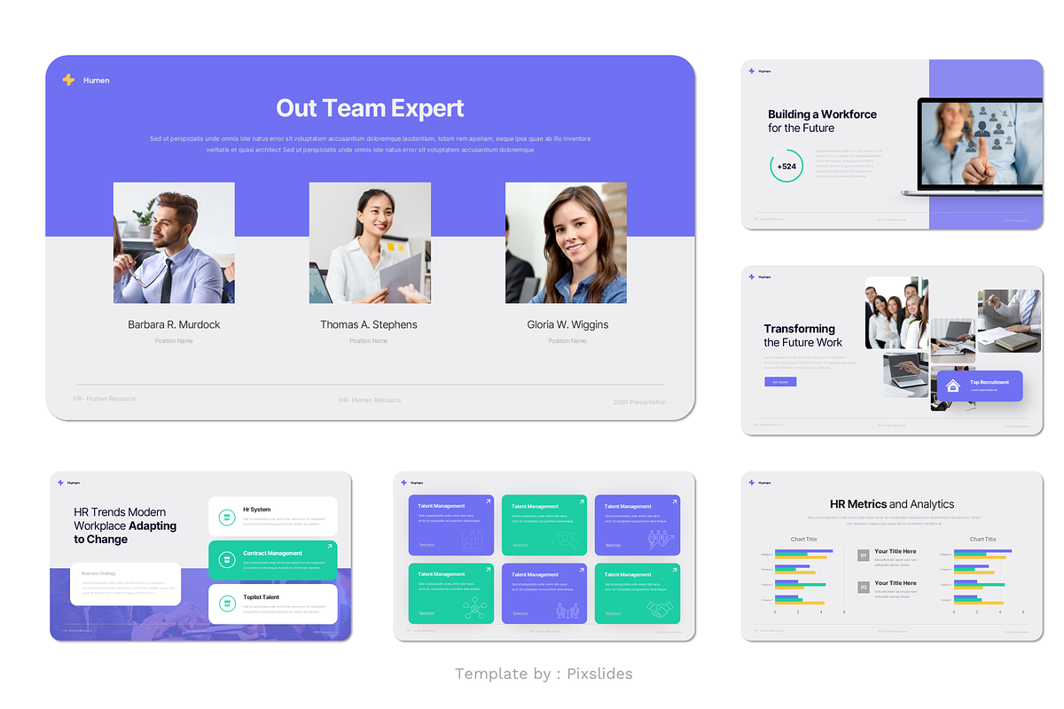 HR - Human Resources PowerPoint, a Presentation Template by Pixslides (Photo 4 of 7)