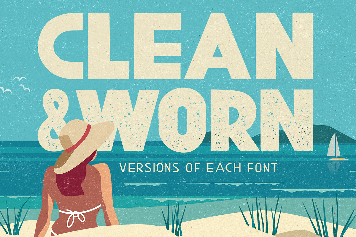 Turista Vintage Font Duo, a Sans Serif Font by StockMamba (Photo 11 of 17)