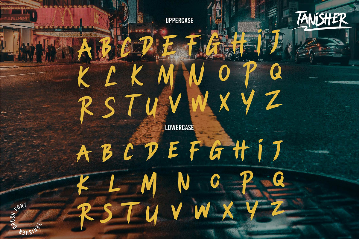 Tanisher | Urban Brush Font, a Script Font by Denustudios (Photo 10 of 14)