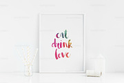 30x40 print mockup white frame 3:4, a Print Template by Grace White (Thumbnail 3 of 4)