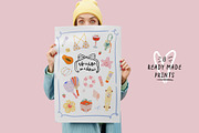Trendy Summer Girl Clipart & Quotes, a Seasonal Illustration by Ruslana Lubenets (Thumbnail 12 of 16)