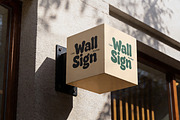 Cube Wall Sign Mockup, an Advertising Mockup by Pitchlook.Studio (Thumbnail 2 of 4)