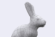 3DRT - Wild animals -Hare, an Animal 3D Model by 3DRT.com (Thumbnail 2 of 3)