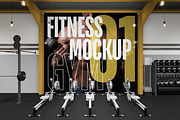 FITNESS GYM Mockup 01, an Advertising Mockup by Northern Kraft (Thumbnail 3 of 3)