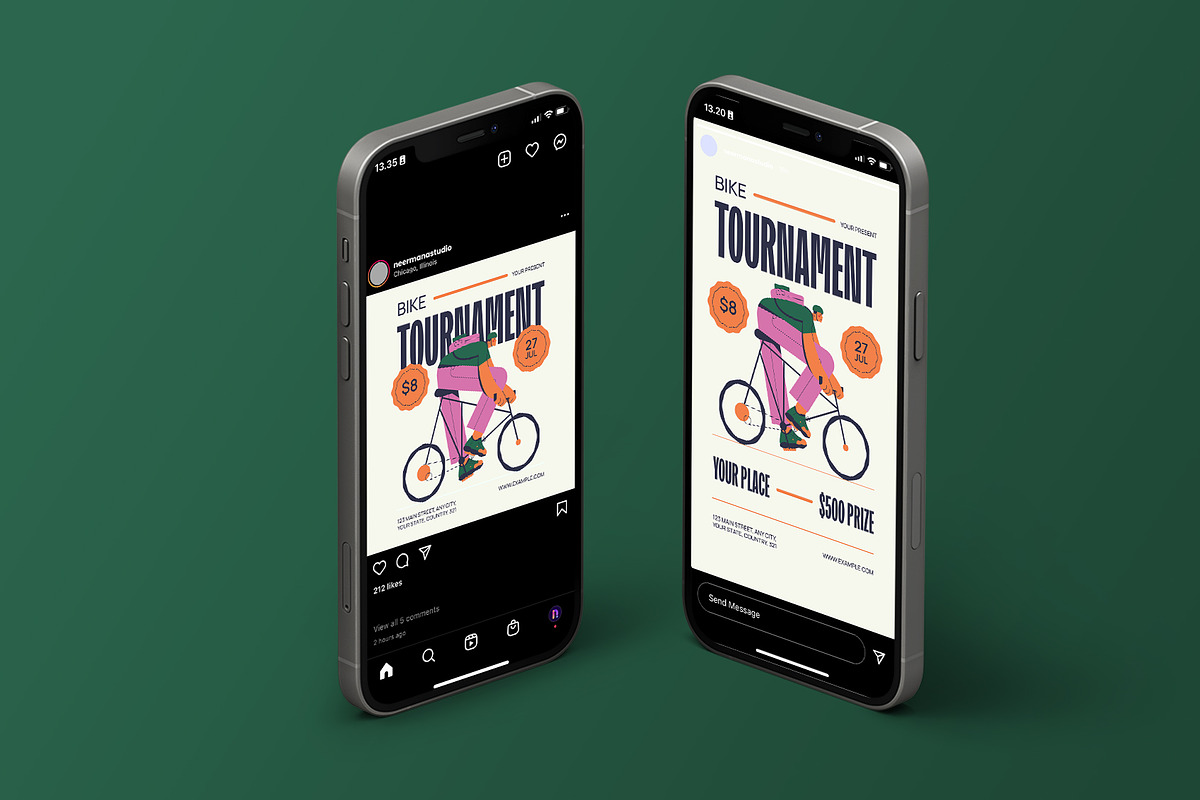 Bike Event Flyer, a Flyer Template by Neermana (Photo 4 of 4)