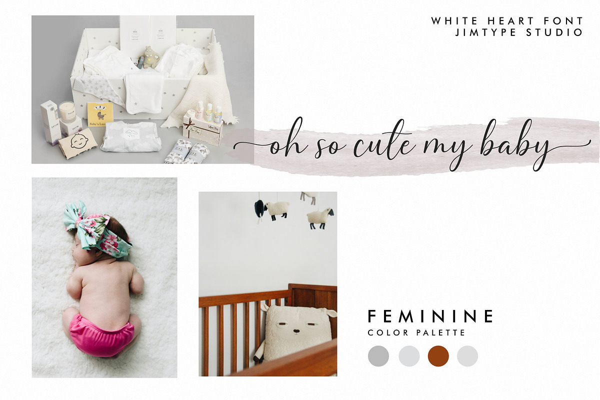 White Heart | Wedding Branding Font, a Script Font by Jimtype Studio (Photo 3 of 10)