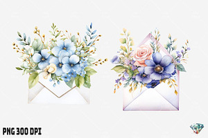 Vintage Envelope Flowers